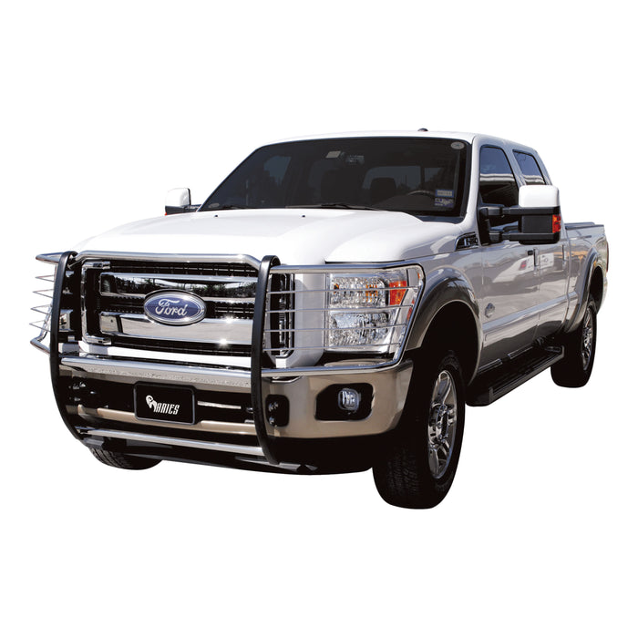 ARIES 3064-2 Polished Stainless Grille Guard; Select Ford F250; F350; F450; F550 Super Duty - Truck Part Superstore
