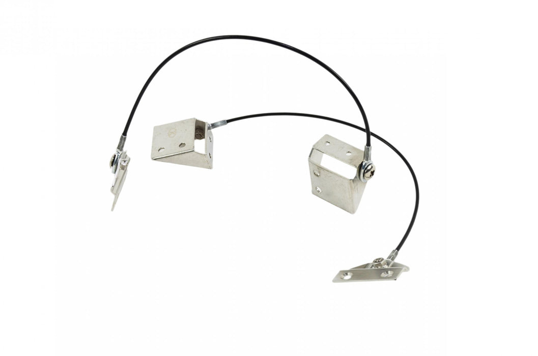 Kentrol 30666 Jeep CJ Tailgate Pivot Latch Assembly Fiberglass Body 76-86 CJ Polished Silver Kentrol - Truck Part Superstore