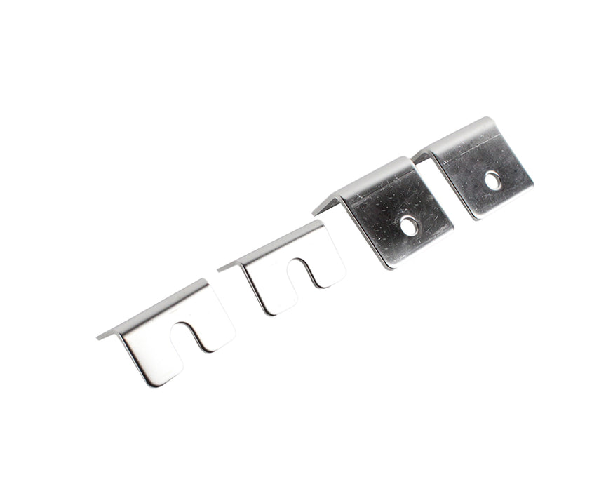 Kentrol 30667 Jeep CJ Strut Rod Mounting Brackets 4 Pieces Fiberglass 72-86 CJ Polished Silver Kentrol - Truck Part Superstore