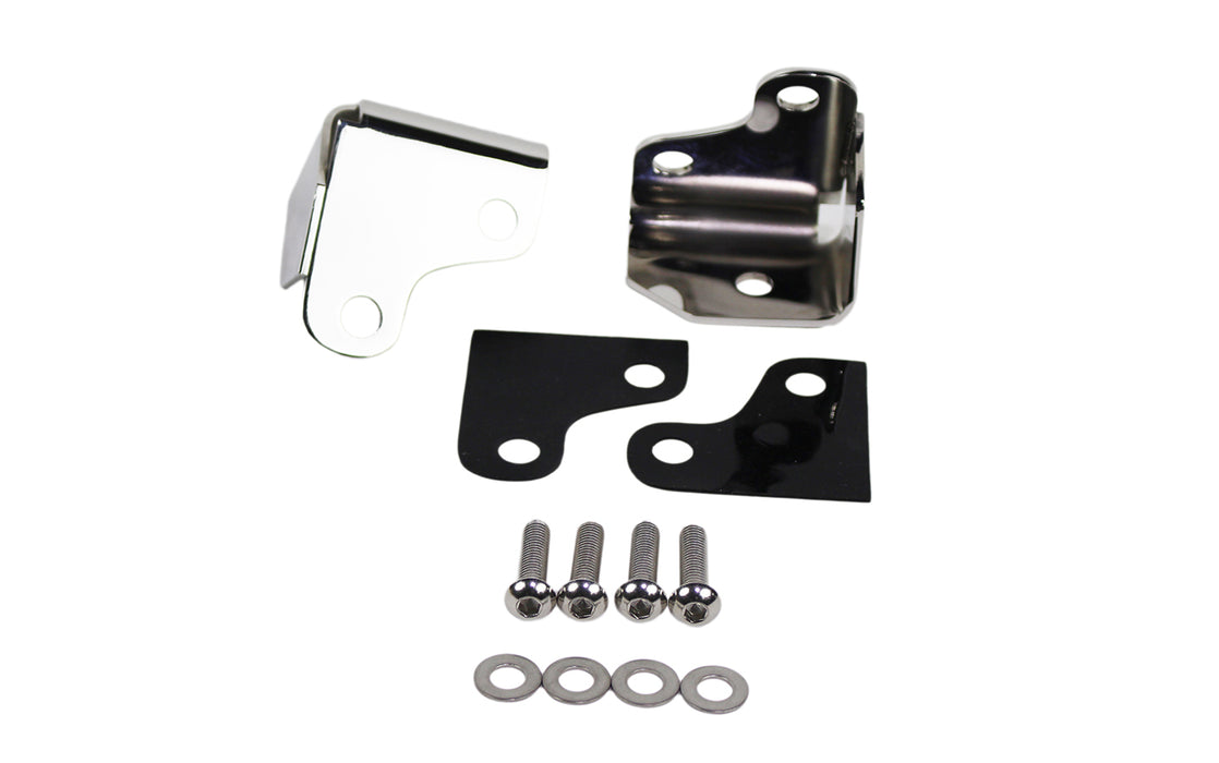 Kentrol 30701 Jeep JK Windshield Light Mount 07-18 Wrangler JK Polished Silver Kentrol - Truck Part Superstore