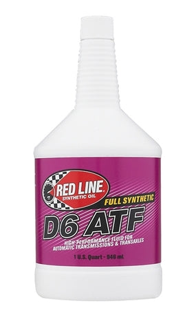 Red Line Oil 30704 Transmission Oil D6 ATF Synthetic 1 Quart Red Line Oil - Truck Part Superstore