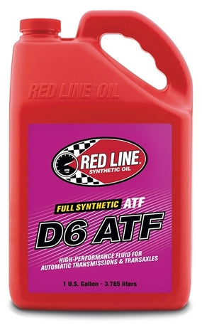 Red Line Oil 30705 Transmission Oil D6 ATF Synthetic 1 Gallon Red Line Oil - Truck Part Superstore