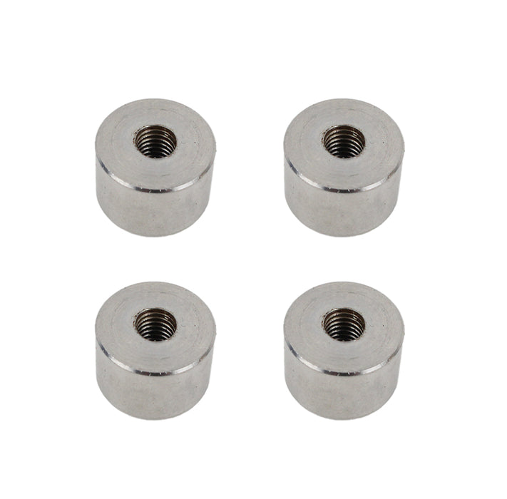 Kentrol 30711 Jeep TJ OEM Anti-Theft Door Nuts 97-06 Wrangler TJ Polished Silver Kentrol - Truck Part Superstore