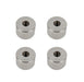 Kentrol 30711 Jeep TJ OEM Anti-Theft Door Nuts 97-06 Wrangler TJ Polished Silver Kentrol - Truck Part Superstore