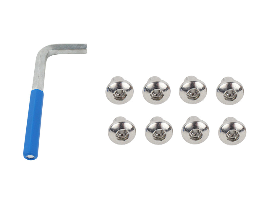 Kentrol 30712 Jeep JK JK OEM Anti-Theft Door Nuts 4 Door 07-18 Wrangler JK Polished Silver Kentrol - Truck Part Superstore
