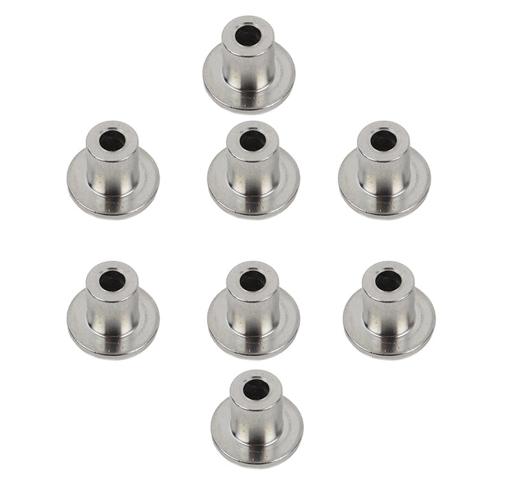 Kentrol 30712 Jeep JK JK OEM Anti-Theft Door Nuts 4 Door 07-18 Wrangler JK Polished Silver Kentrol - Truck Part Superstore