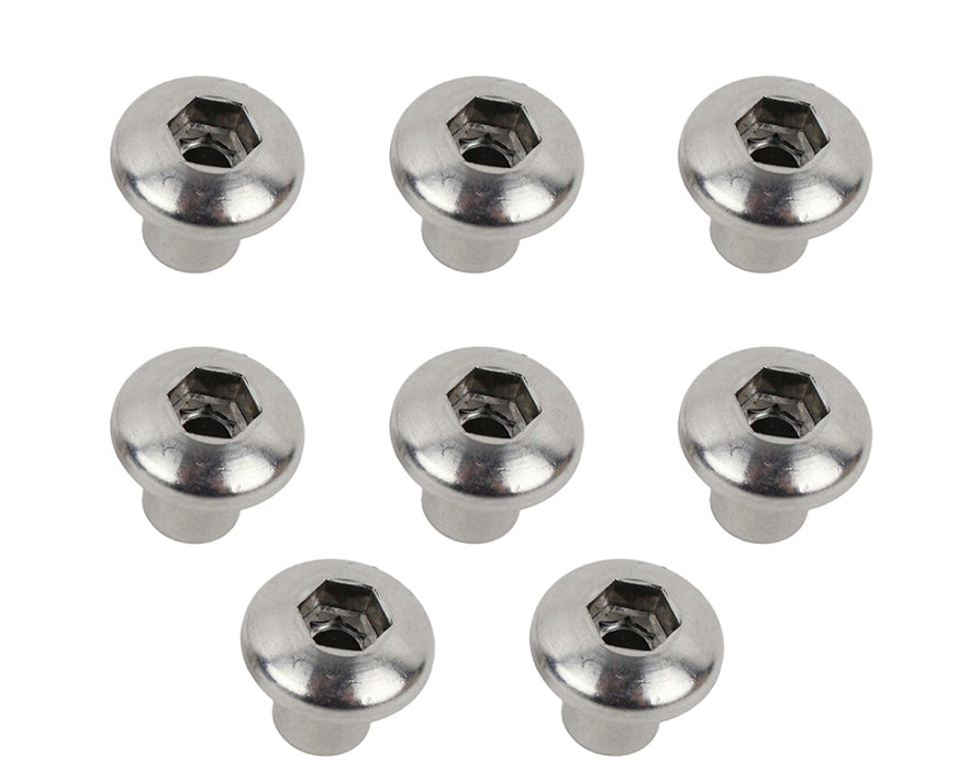 Kentrol 30712 Jeep JK JK OEM Anti-Theft Door Nuts 4 Door 07-18 Wrangler JK Polished Silver Kentrol - Truck Part Superstore
