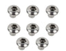 Kentrol 30712 Jeep JK JK OEM Anti-Theft Door Nuts 4 Door 07-18 Wrangler JK Polished Silver Kentrol - Truck Part Superstore