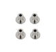 Kentrol 30713 Jeep JK JK OEM Anti-Theft Door Nuts 2 Door 07-18 Wrangler JK Polished Silver Kentrol - Truck Part Superstore