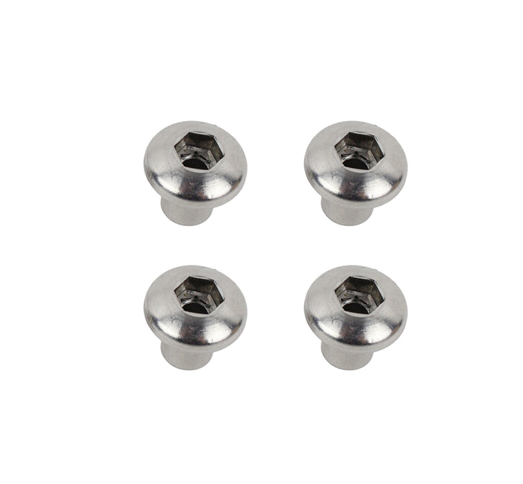 Kentrol 30713 Jeep JK JK OEM Anti-Theft Door Nuts 2 Door 07-18 Wrangler JK Polished Silver Kentrol - Truck Part Superstore