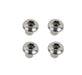 Kentrol 30713 Jeep JK JK OEM Anti-Theft Door Nuts 2 Door 07-18 Wrangler JK Polished Silver Kentrol - Truck Part Superstore