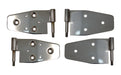 Kentrol 30719 Jeep TJ Door Hinge Set of 4 Pieces Polished For 03-06 Jeep Wrangler TJ Kentrol - Truck Part Superstore