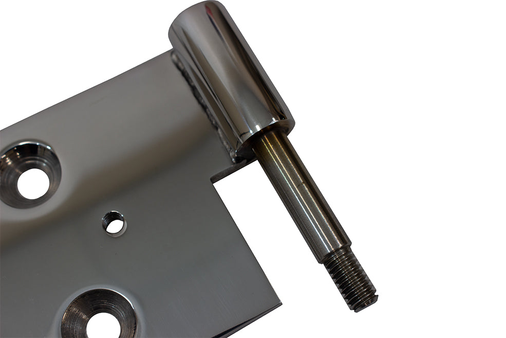 Kentrol 30719 Jeep TJ Door Hinge Set of 4 Pieces Polished For 03-06 Jeep Wrangler TJ Kentrol - Truck Part Superstore