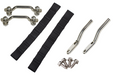 Kentrol 30725 Jeep CJ/YJ Door Strap Kit For 76-95 Jeep CJ/YJ Polished Stainless Steel Kentrol - Truck Part Superstore