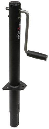 Husky Towing 30782 Man Side Wind Rnd A Frame Jack 2K Tong 2-1/4" Outside Tube Dia Bolt-On/Weld-On - Truck Part Superstore