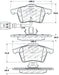 StopTech 308.09153 StopTech Street Brake Pads with Shims and Hardware - Truck Part Superstore
