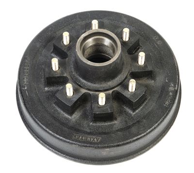 Husky Towing 30802 With Drum 5500 To 7000 LB Cap 8 x 6-1/2 Dia Bolt Patt 1/2 Inch Stud Dia Single - Truck Part Superstore