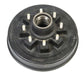 Husky Towing 30802 With Drum 5500 To 7000 LB Cap 8 x 6-1/2 Dia Bolt Patt 1/2 Inch Stud Dia Single - Truck Part Superstore