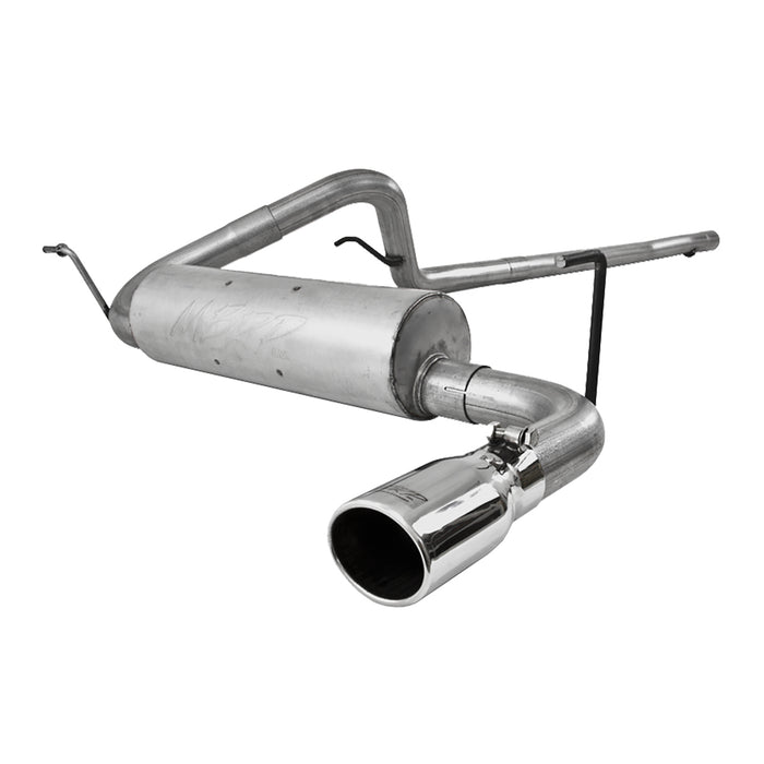 MBRP S5502AL Cat Back Exhaust System Single Side Aluminized Steel For 07-11 Jeep Wrangler 2/4 Door3.8L V6 MBRP - Truck Part Superstore