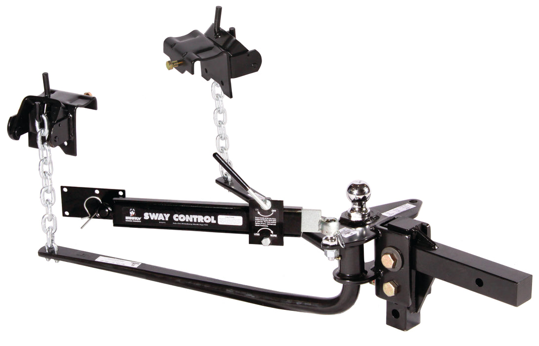 Husky Towing 30849 Rnd Bar 1200 LB Tong With 10" Shank With 2-5/16" Ball With Sway Control Package - Truck Part Superstore