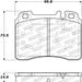 StopTech 308.05611 StopTech Street Brake Pads with Shims and Hardware - Truck Part Superstore
