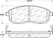 StopTech 308.08153 StopTech Street Brake Pads with Shims and Hardware - Truck Part Superstore