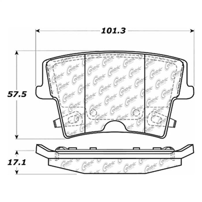StopTech 308.10572 StopTech Street Brake Pads with Shims and Hardware - Truck Part Superstore