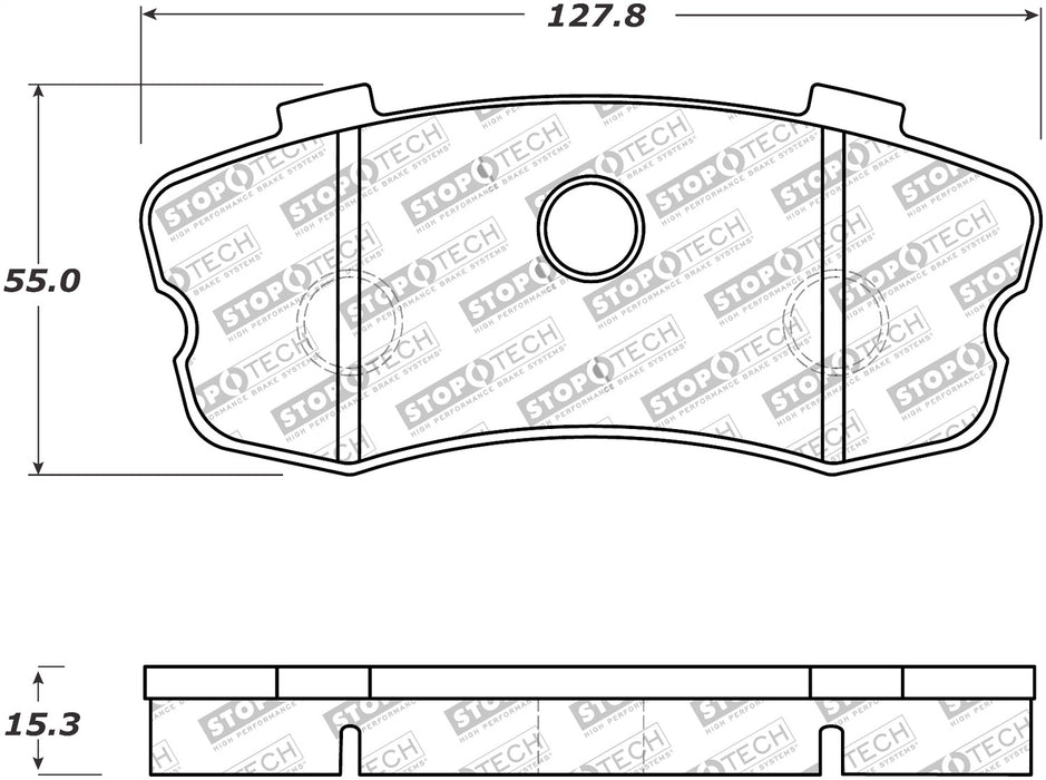 StopTech 309.11851 StopTech Sport Brake Pads with Shims - Truck Part Superstore