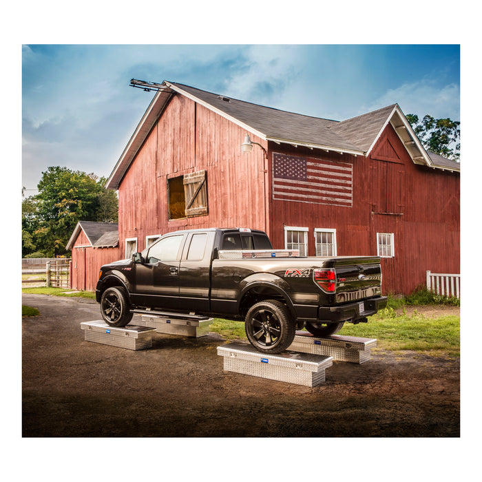 UWS TBS-63 UWS TBS-63 Crossover Tool Box (63 Inch Truck Tool Box-Bright Aluminum) - Truck Part Superstore