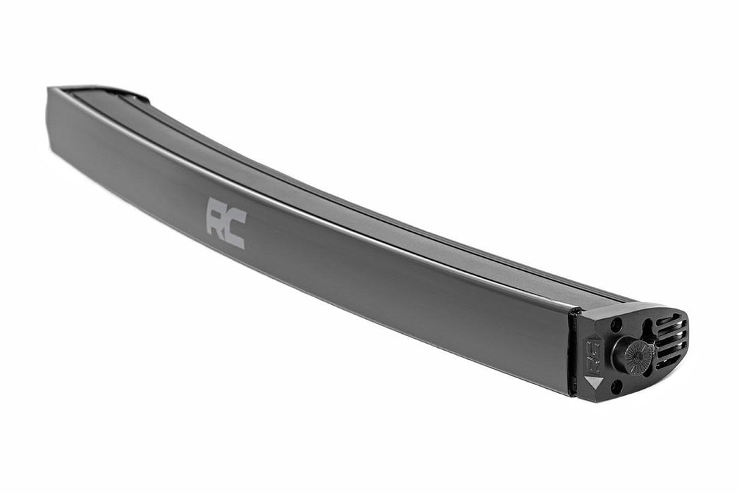 Rough Country 72730BLDRL 30 Inch Curved CREE LED Light Bar Single Row Black Series w/Cool White DRL Rough Country - Truck Part Superstore