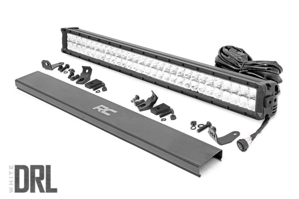 Rough Country 70930D 30-inch Cree LED Light Bar Dual Row Chrome Series w/ Cool White DRL Rough Country - Truck Part Superstore