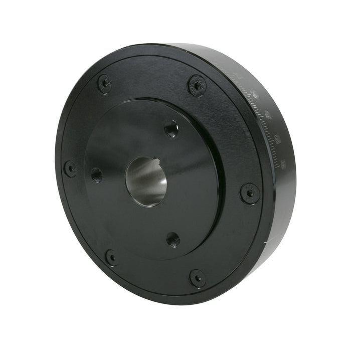 Top Street Performance 31000 Chevy Small Block (262-350) Gloss Black Steel 6.75" Harmonic Balancer/Damper - Truck Part Superstore