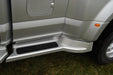 Owens Products 31004 Running Boards Glastep Custom Molded Fiberglass 17-18 Ford 250 Sd/350 Sd Long Bed Duallys Fiberglass Gray Owens Products - Truck Part Superstore