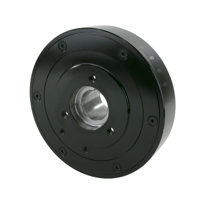 Top Street Performance 31004 Chevy Big Block (396-427) Gloss Black Steel 8" Harmonic Balancer/Damper - Truck Part Superstore