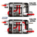 BBK Performance Parts 31025 UNIVERSAL 2-3/4 VARITUNE ADJUSTABLE MUFFLER DOUBLE OFFSET (439 STAINLESS). - Truck Part Superstore