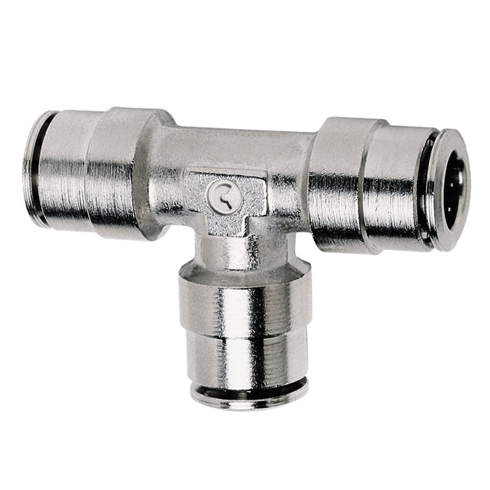 Firestone Ride-Rite 3105 Union Tee Air Fitting; 3/8 in. Push-Lock; Package Quantity 25; - Truck Part Superstore