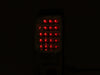 Anzo USA 311011 Tail Light Assembly; LED; Clear Lens; Chrome Housing; Pair; - Truck Part Superstore