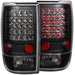 Anzo USA 311021 Tail Light Assembly; LED; Clear Lens; Black Housing; Pair; - Truck Part Superstore