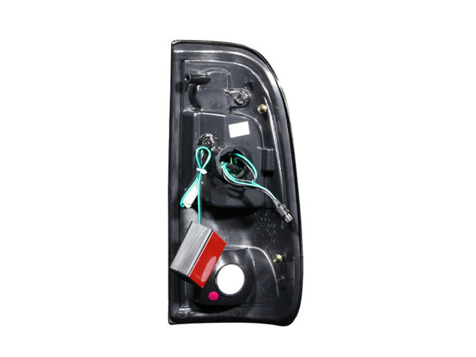 Anzo USA 311026 Tail Light Assembly; LED; Clear Lens; Chrome Housing; Pair; - Truck Part Superstore