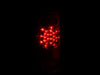 Anzo USA 311026 Tail Light Assembly; LED; Clear Lens; Chrome Housing; Pair; - Truck Part Superstore