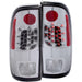 Anzo USA 311026 Tail Light Assembly; LED; Clear Lens; Chrome Housing; Pair; - Truck Part Superstore