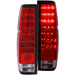 Anzo USA 311034 Tail Light Assembly; LED; Red/Clear Lens; Pair; - Truck Part Superstore