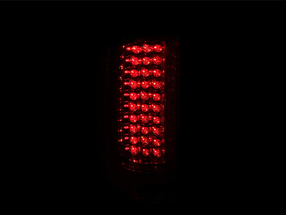 Anzo USA 311047 Tail Light Assembly; LED; Red/Clear Lens; Pair; - Truck Part Superstore