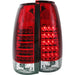 Anzo USA 311057 Tail Light Assembly; LED; Red/Clear Lens; Pair; - Truck Part Superstore