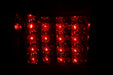 Anzo USA 311070 Tail Light Assembly; LED; Red/Clear Lens; Pair; - Truck Part Superstore