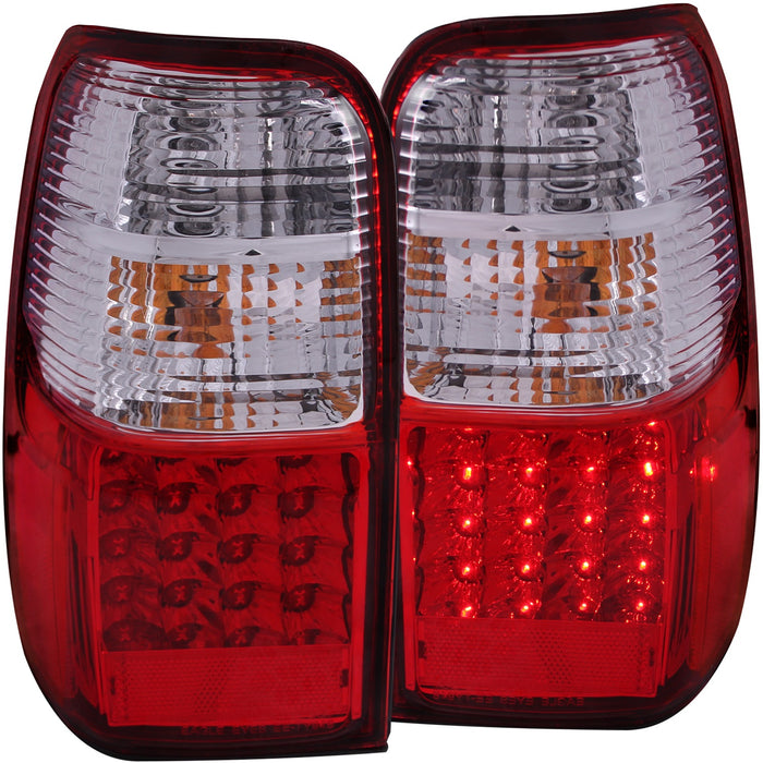 Anzo USA 311070 Tail Light Assembly; LED; Red/Clear Lens; Pair; - Truck Part Superstore