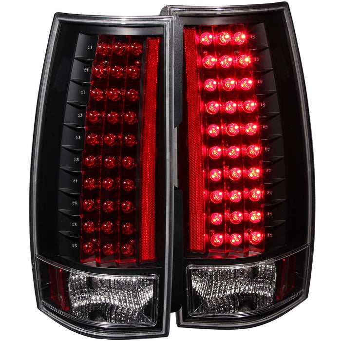 Anzo USA 311084 Tail Light Assembly; LED; Clear Lens; Black Housing; G3; Pair; - Truck Part Superstore