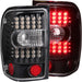 Anzo USA 311107 Tail Light Assembly; LED; Clear Lens; Black Housing; Pair; - Truck Part Superstore