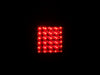 Anzo USA 311110 Tail Light Assembly; LED; Clear Lens; Black Housing; Pair; - Truck Part Superstore