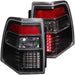 Anzo USA 311110 Tail Light Assembly; LED; Clear Lens; Black Housing; Pair; - Truck Part Superstore